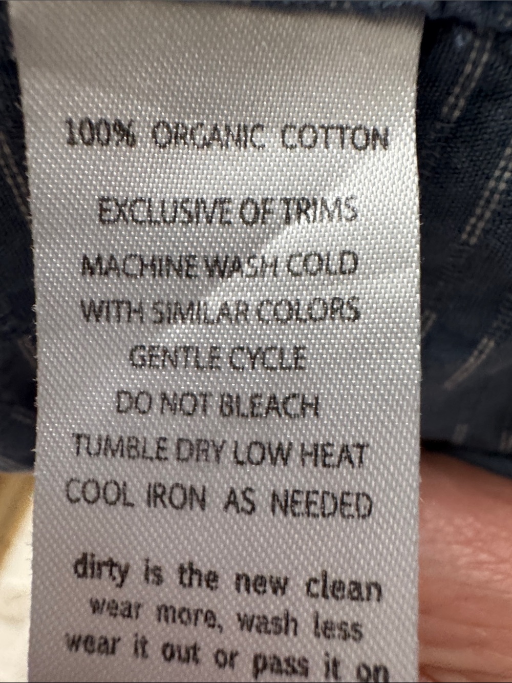 Toad&Co Organic Cotton Short Sleeve Shirt XXL Blue Textured Button‎ Up - Picture 5 of 6